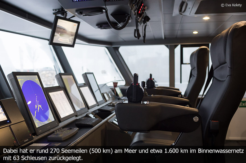 Neuer Twin City Liner sicher in Wien angekommen