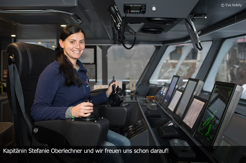Neuer Twin City Liner sicher in Wien angekommen