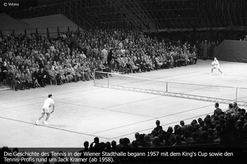 Sechs Jahrzehnte Tennis in der Wiener Stadthalle