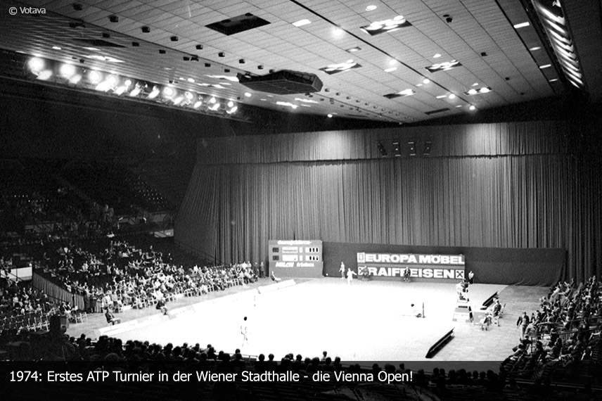 Sechs Jahrzehnte Tennis in der Wiener Stadthalle