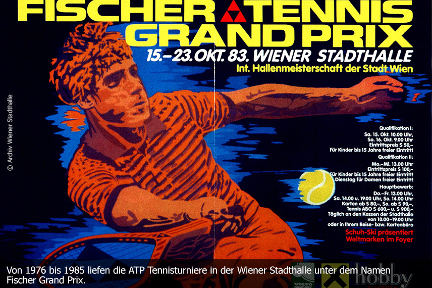 Sechs Jahrzehnte Tennis in der Wiener Stadthalle