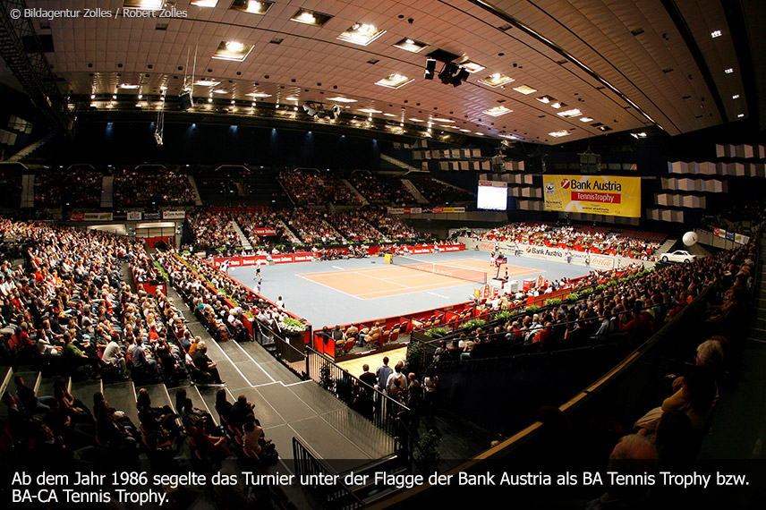 Sechs Jahrzehnte Tennis in der Wiener Stadthalle