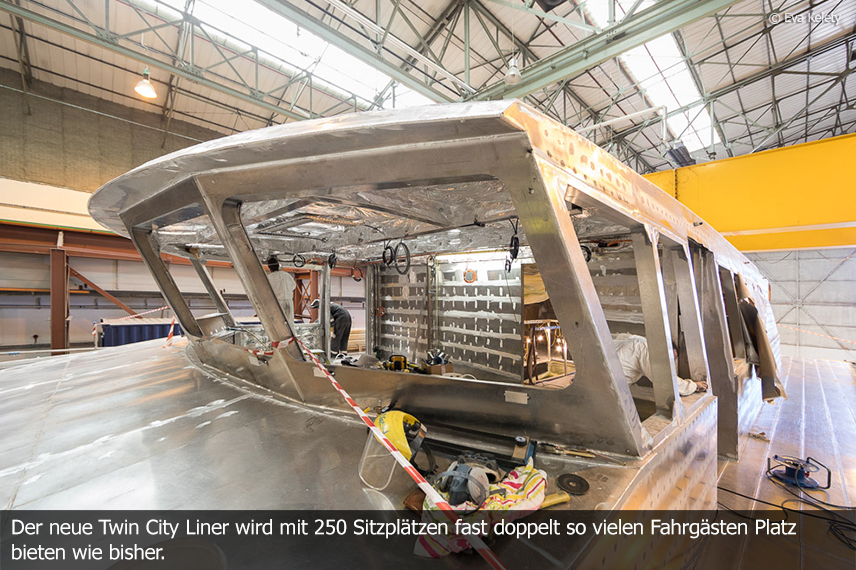 Wie der neue Twin City Liner entsteht