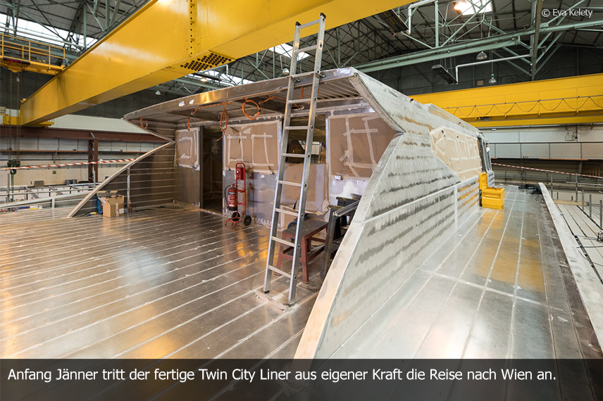 Wie der neue Twin City Liner entsteht