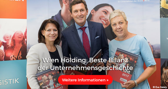 Wien Holding: Beste Bilanz der Unternehmensgeschichte