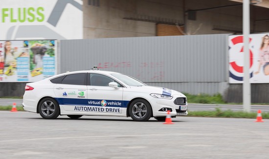 Automated Drive Demonstrator im Hafen Wien © Eva Kelety