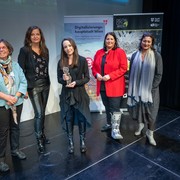 Hedy Lamarr Preis 2021: v.l.n.r. Schroeder, Sima, Pirker, Gaal, Kaup-Hasler © UIV/David Bohmann