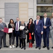 BM Michael Ludwig, Leanne Deyong, Nick Deyong, Susie Deyong, Kultur-StR Veronica Kaup-Hasler, Oskar Deutsch, Bv Markus Figl, MUK-Rektor Andreas Mailath-Pokorny © Barbara Nidetzky