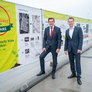 v.l.n.r. StR Peter Hanke und Wien Holding-GF Oliver Stribl © David Bohmann