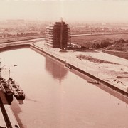 Abb. 3: Die erste Ladung eines Getreideschlepps wurde im September 1941 gelöscht; Archiv Hafen Wien
