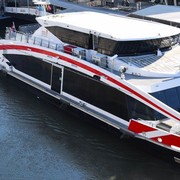 Twin City Liner mit Satelliten-WLAN ausgestattet