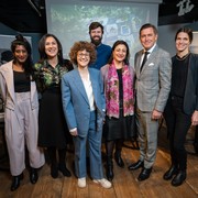 v.l.n.r. Sithara Pathirana , Gerlinde Riedl, Barbara Horvath, Claudius Schulze, StRin Veronica Kaup-Hasler, StR Peter Hanke, Sophie Haslinger © David Bohmann
