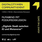 DigitalCity.Wien Filmabend und Get-Together
