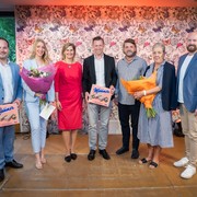 v.l.n.r. Daniel Resch, Juliane Ahrer, Alexandra Radl-Hanzal, Marcus Schober, Bruno Woeran, Sigrid Oblak, Thomas Lebinger © David Bohmann