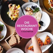"Mozart bei Tisch im Restaurant"
