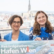 Wien Holding: Rekordgewinn beim Hafen Wien