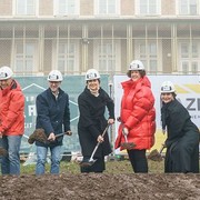 Spatenstich beim neuen Atelierhaus Wien am Otto Wagner Areal